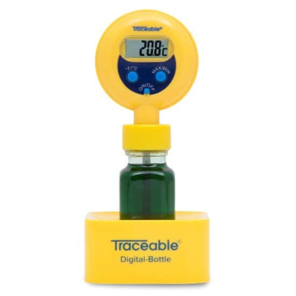 Traceable Digital Bottle Thermometer; Liquid Filled Bottle Sensor, ea
