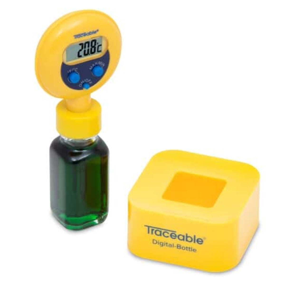 Traceable Digital Bottle Thermometer; Liquid Filled Bottle Sensor, ea