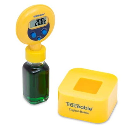 Traceable Digital Bottle Thermometer; Liquid Filled Bottle Sensor, ea