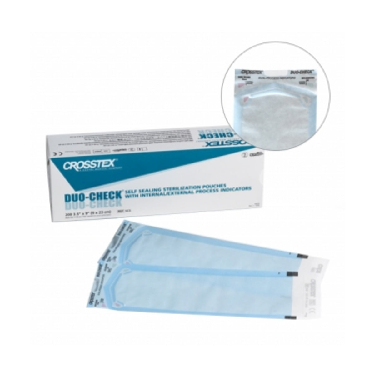 Duo-Check™ Self-Seal Sterilization Pouch, 3.5" x 9" (9 x 23 cm), 200/pk