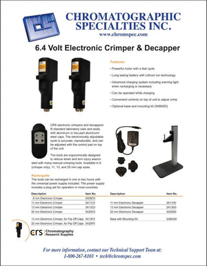 6.4 Volt Electronic Crimper & Decapper
