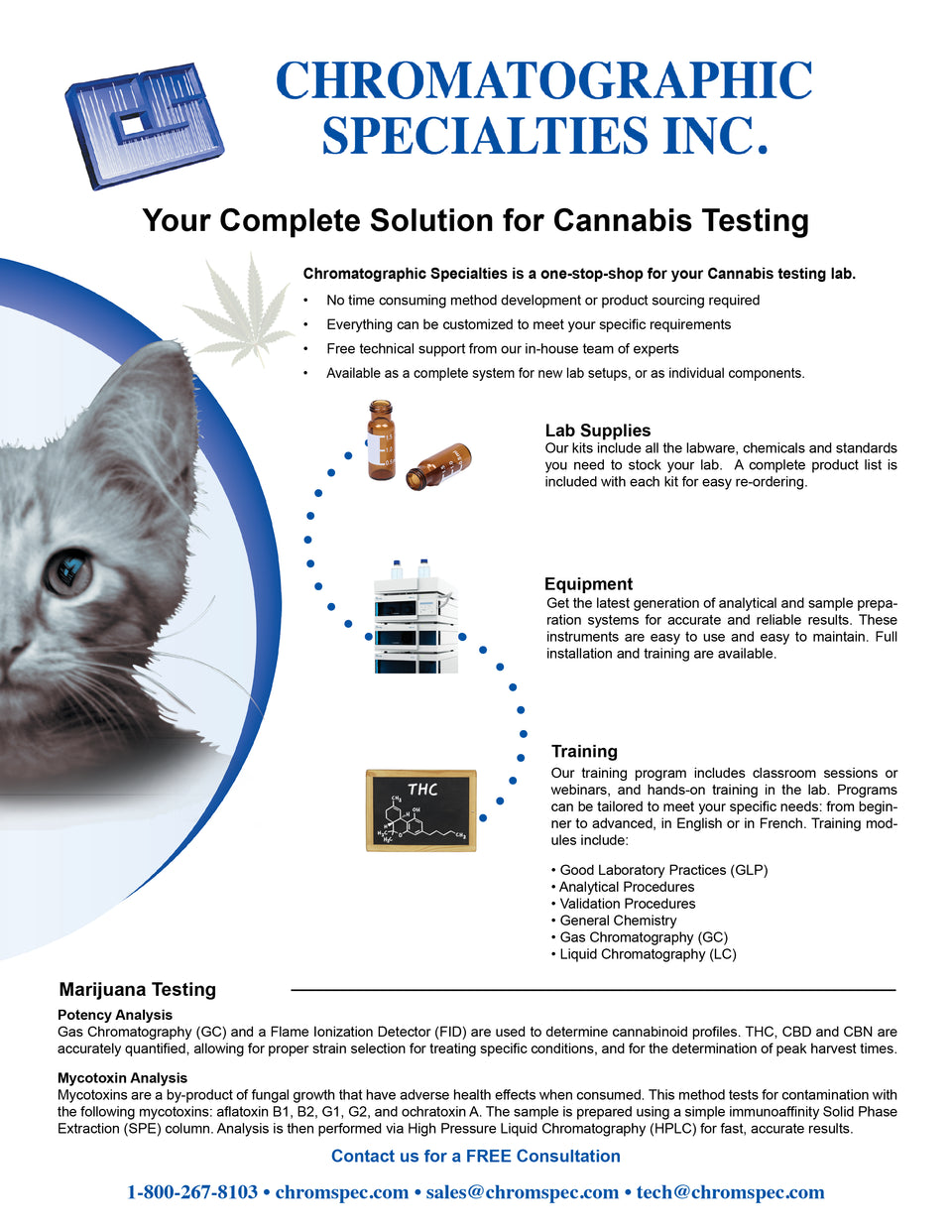 Your Complete Solution for Cannabis testing