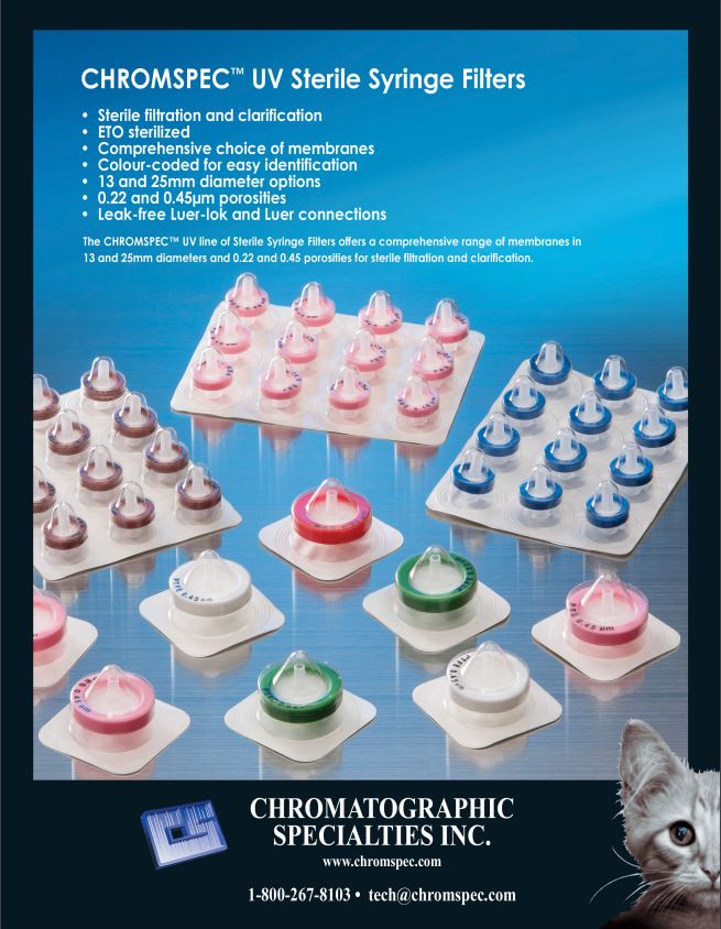CHROMSPEC™ UV Syringe Filters