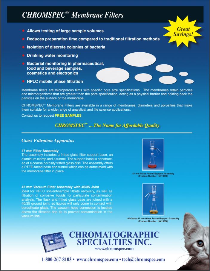 CHROMSPEC™ Membrane Filters