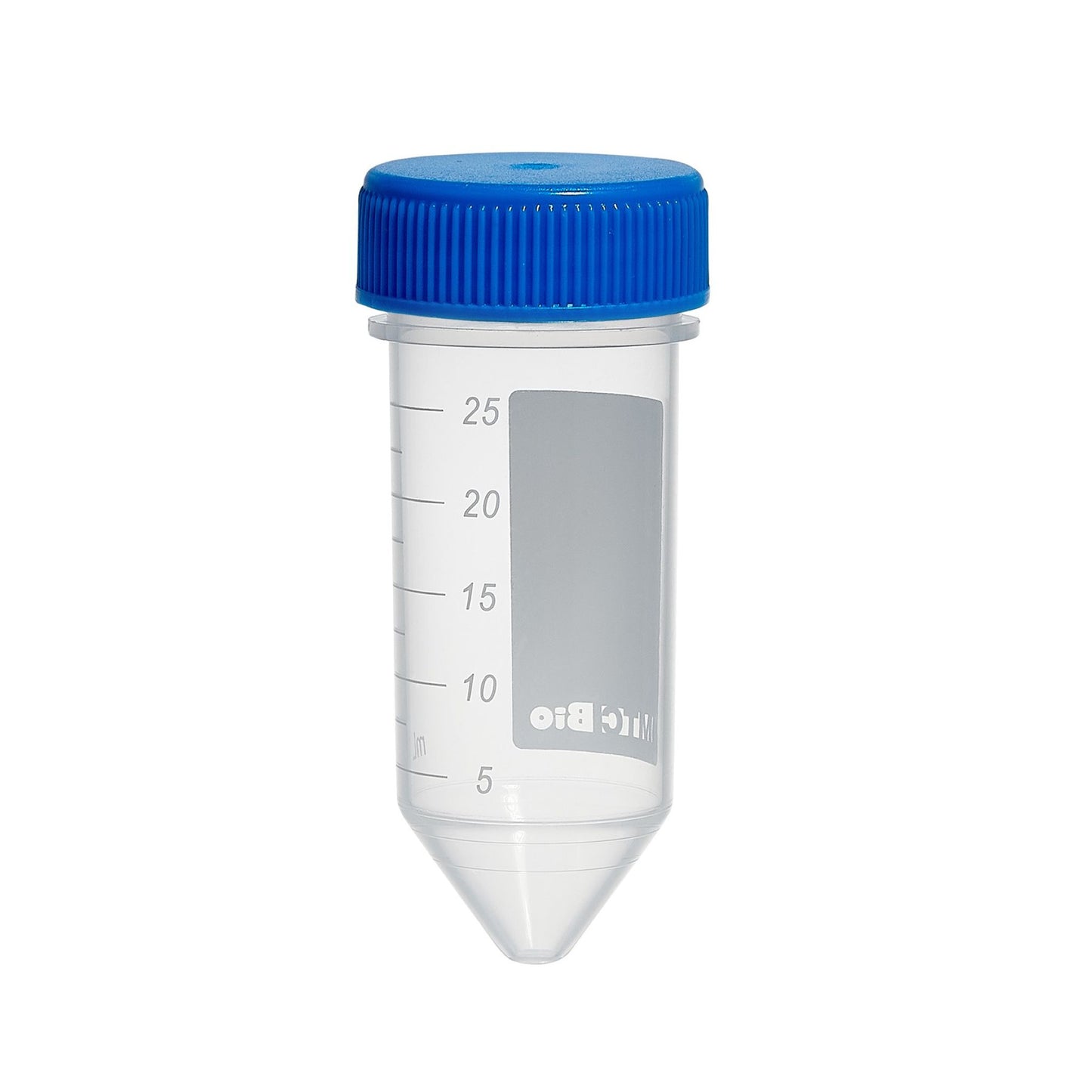 Centrifuge Tube, 25 mL, Conical, PP, Sterile, with Screw Cap, 8 Bags of 25 Tubes, 200/pk