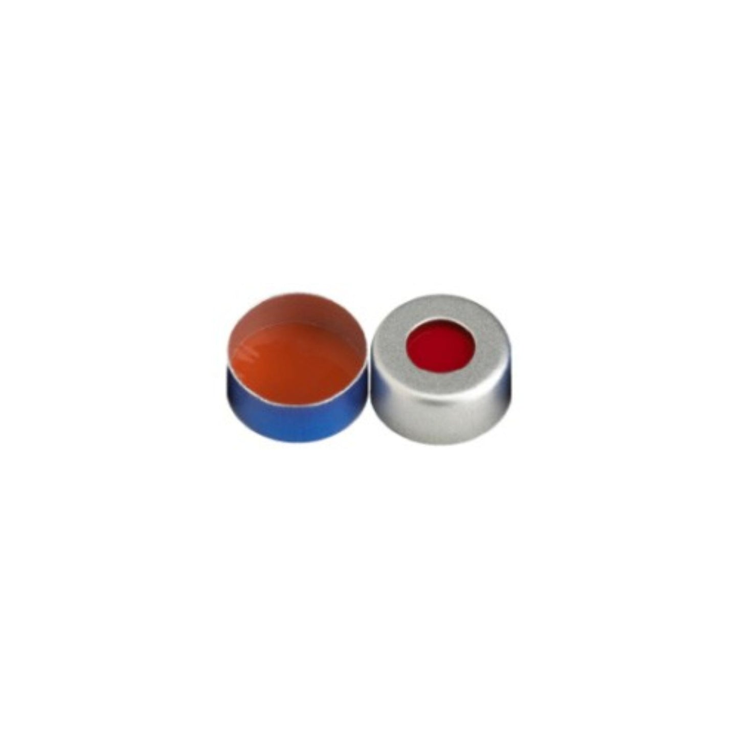 Seal, CHROMSPEC, Crimp Top, 11 mm, Yellow Aluminum, with PTFE/ Silicone Septum