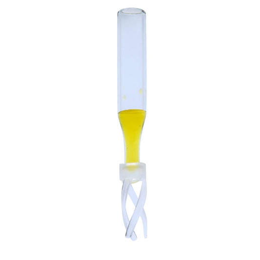 CHROMSPEC AQ Micro Insert, 150 µL, 5 x 30 mm, Mandrel Interior, Clear Glass, Plastic Bottom Spring