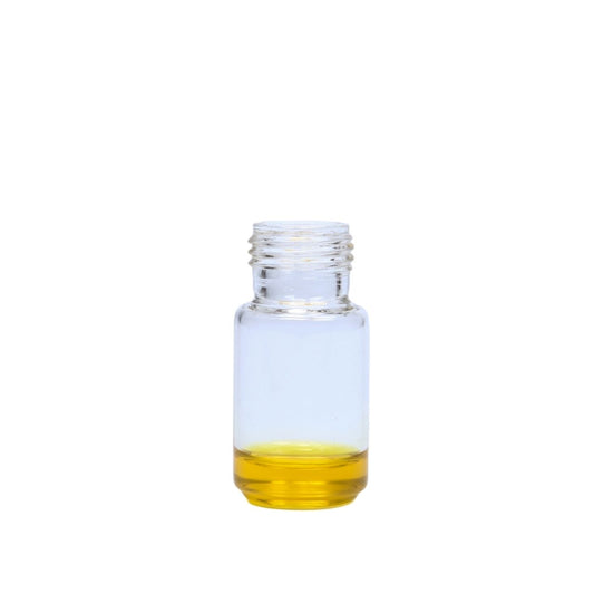 CHROMSPEC AQ Headspace Vial, 10 mL, 23 x 46 mm, 18 mm Screw Thread, Beveled Top, Round Bottom, Clear Glass