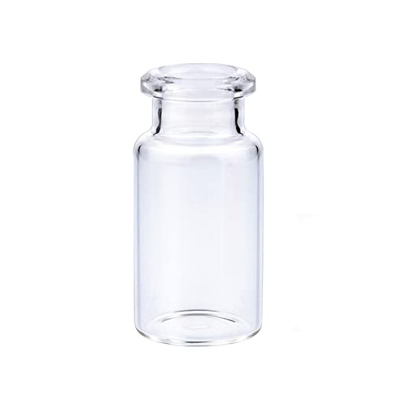 CHROMSPEC AQ Headspace Vial, 10 mL, 23 x 46 mm, 20 mm Crimp Top, Round Bottom, Bevelled Top, Clear Glass, Compatible with CTC, 100/pk
