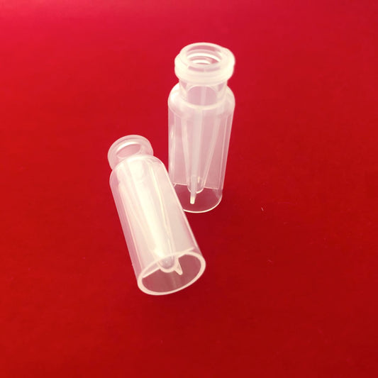 CHROMSPEC AQ Screw Thread Microvial, 300 µL, 12 x 32 mm, Clear Polypropylene, 9 mm Thread