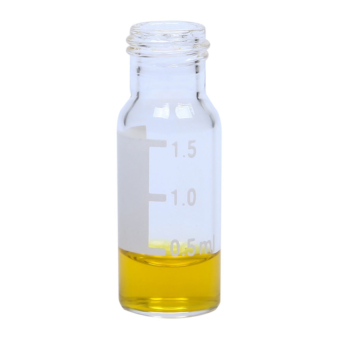 CHROMSPEC AQ Screw Thread Vial, 2.0 mL, 12 x 32 mm, Wide ID, Clear Glass, 9 mm Thread, with Write on Spot
