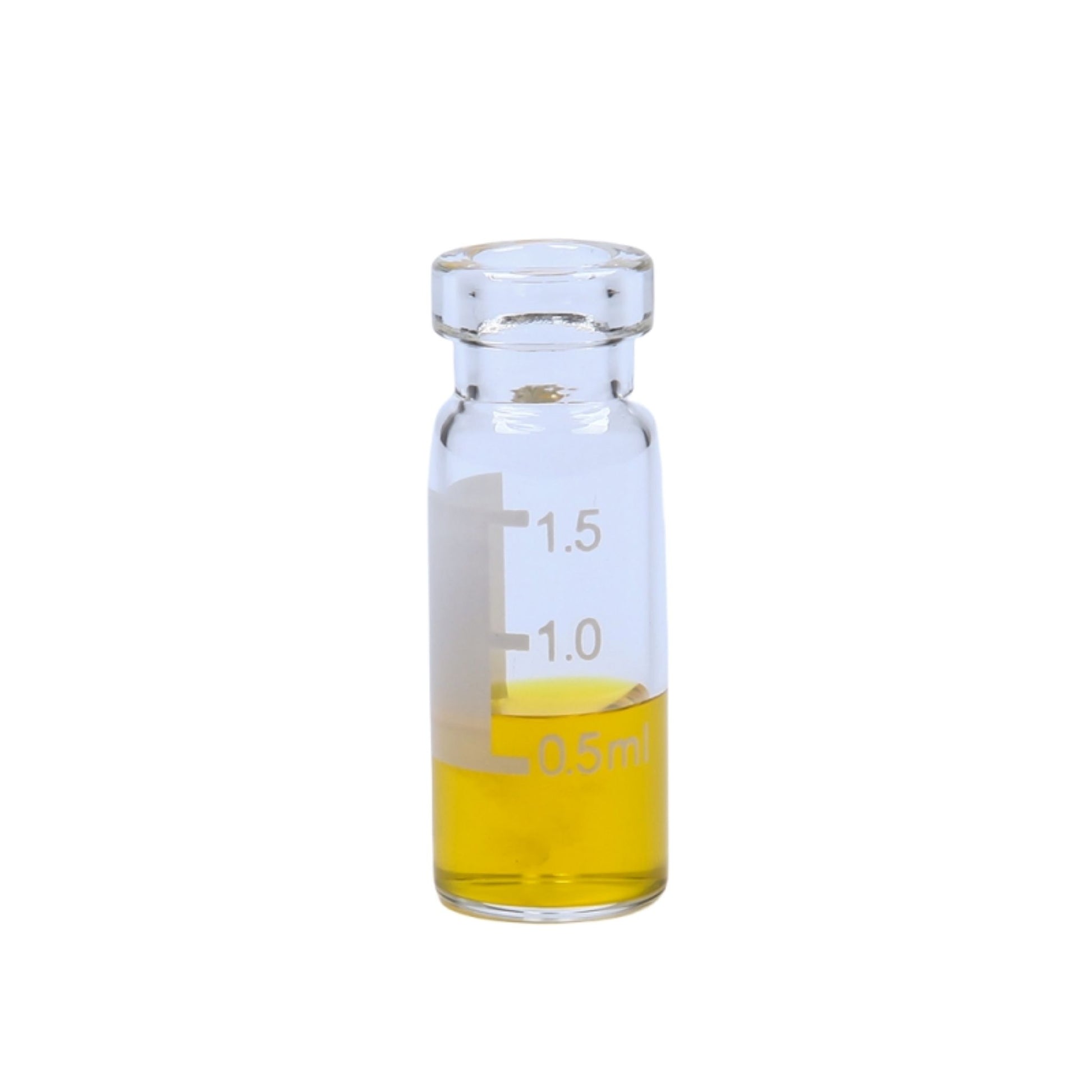 Image of C241100W - CHROMSPEC AQ Crimp Top Vial, 2.0 mL, 12 x 32 mm, Wide ID, Clear Glass, 11 mm Crimp, with Write on Spot