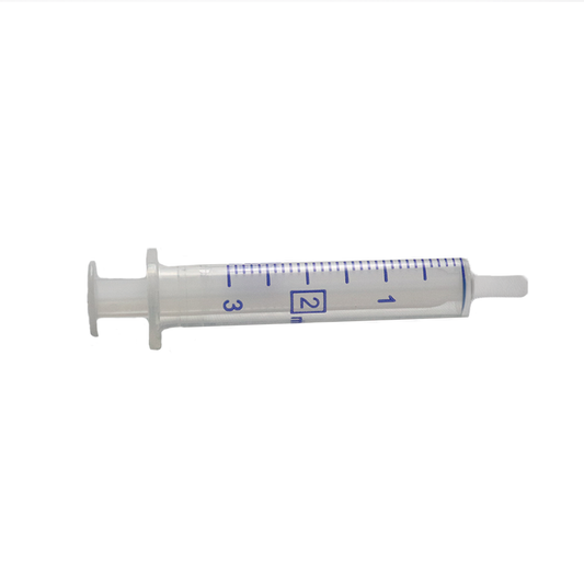 Syringe, CHROMSPEC, 3 mL, Luer Slip, Concentric, All Plastic, Non-Sterile, 100/pk
