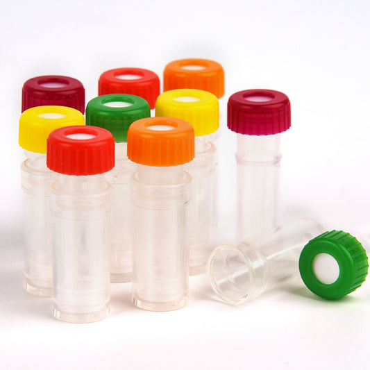 CHROMSPEC™ TestPlus Filter Vials, PES, 0.22 μm, Clear, Green Cap, Non-slit Blue PTFE/White Silicone Septa, Non-cancellable, Non-returnable
