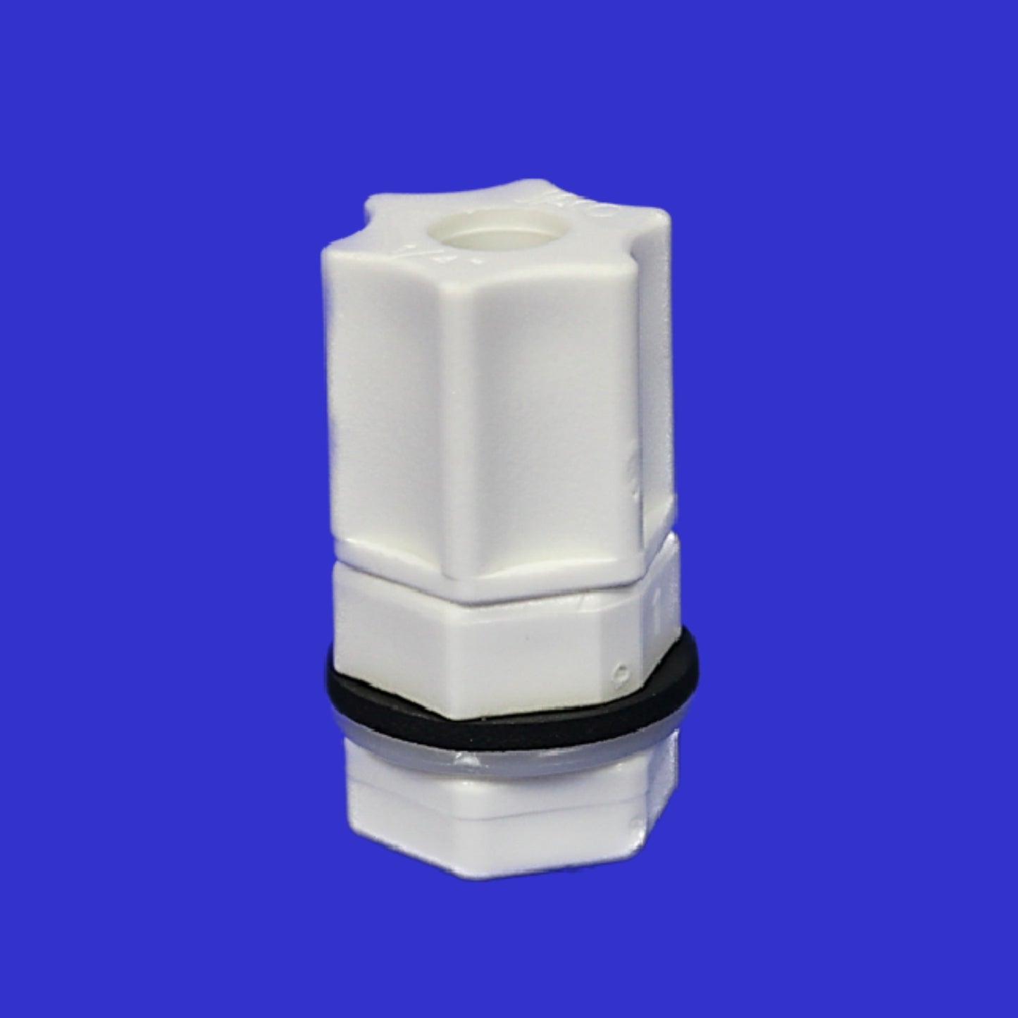 Tedlar Gas Sampling Bag, 7" x7" 1L, CHROMSPEC, with Jaco Fitting, For 1/4" OD Tubing