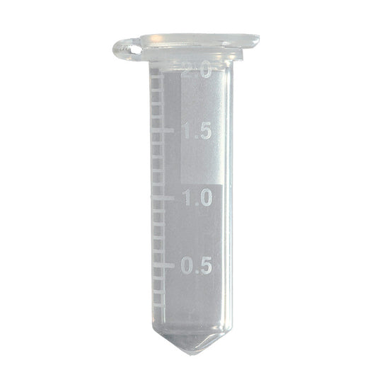 2.0 mL Polypropylene Microcentrifuge Tubes, Graduated, Natural Color, 500/Bag