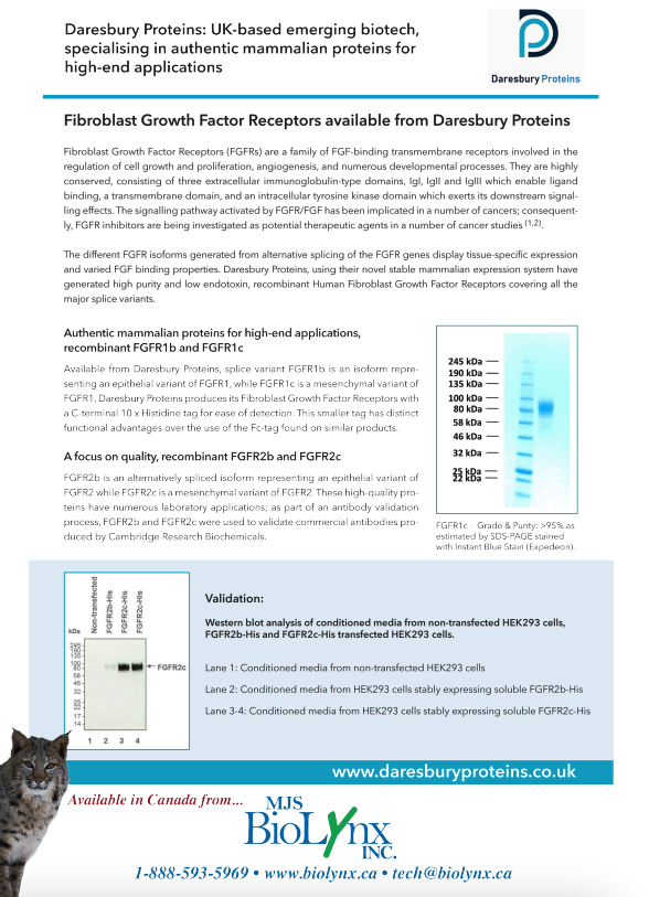 Daresbury Fibroblast Growth Factor Receptors (FGFR)