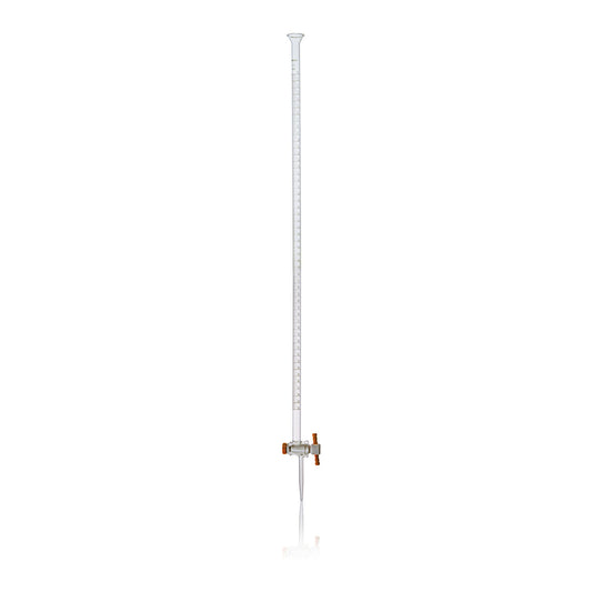 KIMBLE® KIMAX® Diagonal Bore Buret, Class A, with PTFE Stopcock, 50 mL, 1/pk