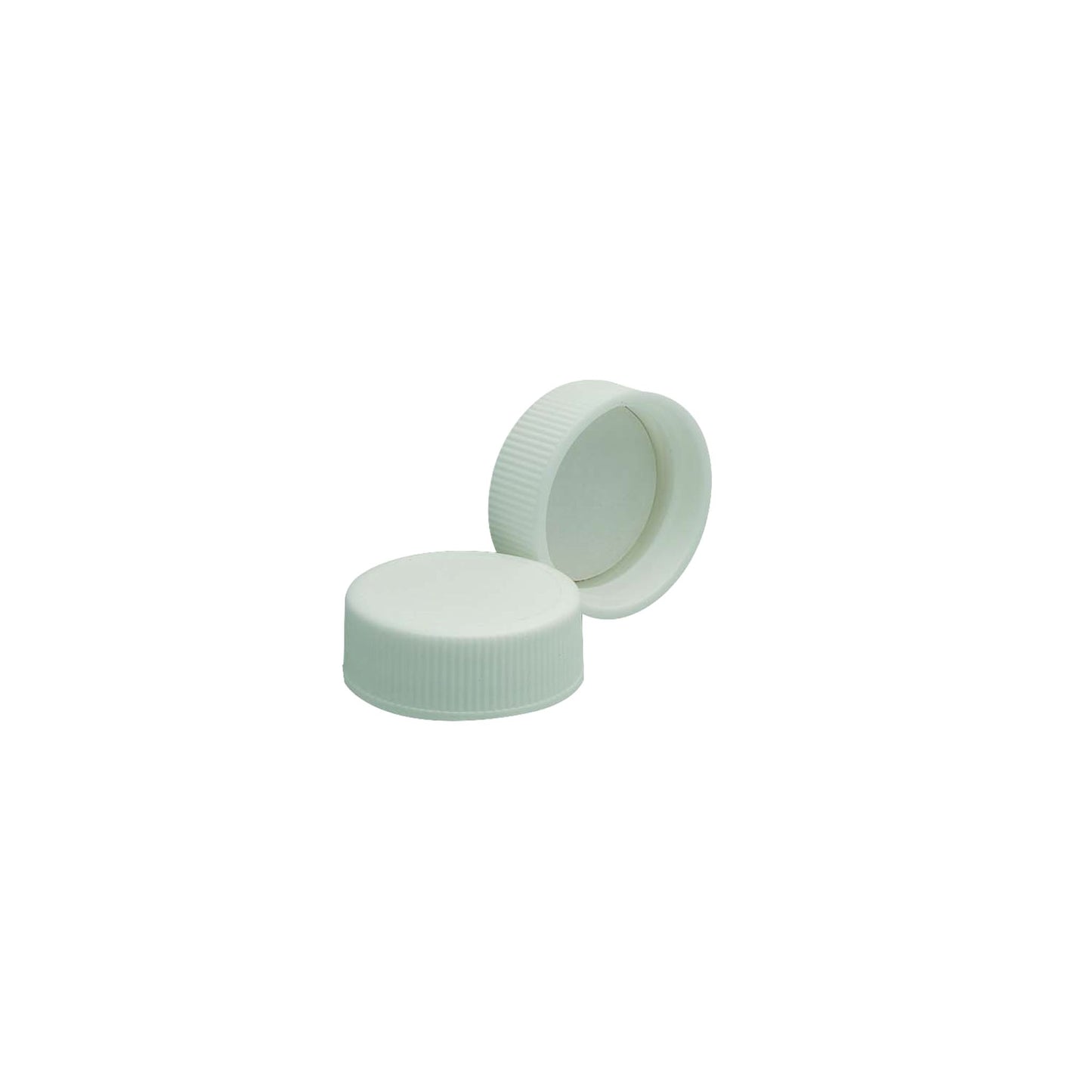 WHEATON® White Polypropylene Screw Cap, PTFE-Faced Foamed Polyethylene Liner, 28-400, 144/pk