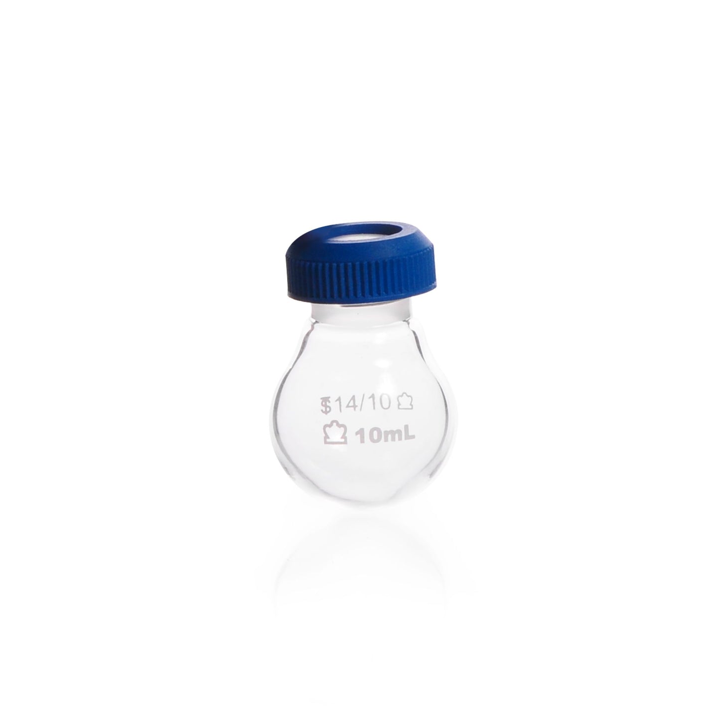 KIMBLE® KONTES® Threaded Round Bottom Boiling Flasks, 10 mL, 1/pk
