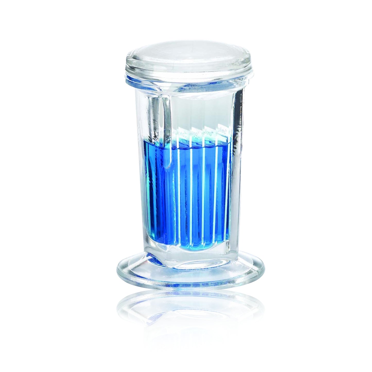 Image of N900470 - WHEATON® 5-10 Slide Unit Coplin Staining Jar, with Glass Cover, 6/pk