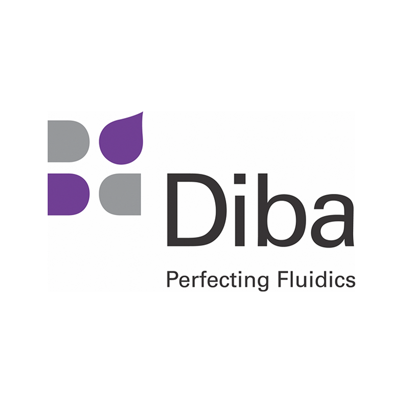 Logo of Diba Industries for DI008NB30KD5LP1 - Barbed Adaptor, 1/4-28 Male, 3.0 mm, PEEK, 