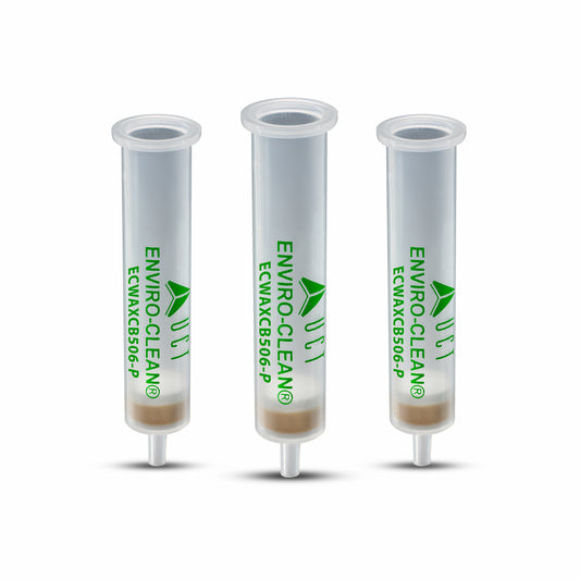 SPE Cartridge, Enviro-Clean 500mg WAX On Top / 50mg GCB On Bottom, PE Frits