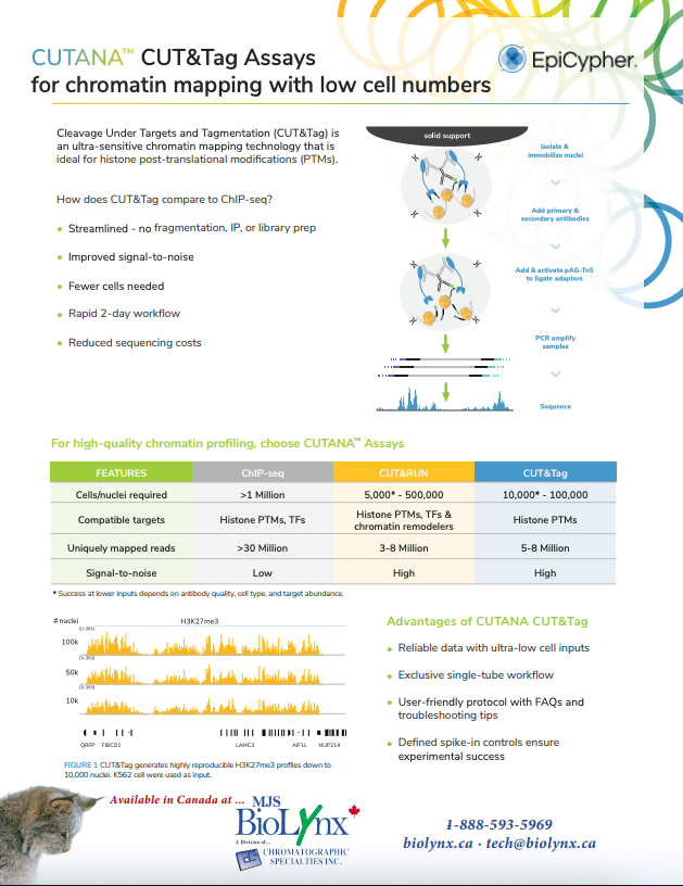 CUTANA™ CUT&Tag Assays