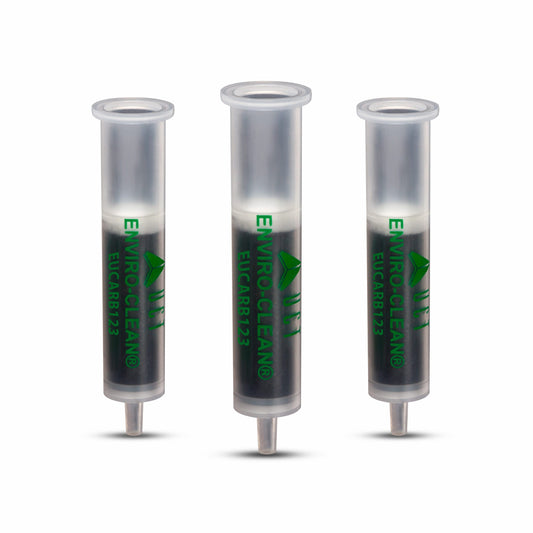 Enviro-Clean® SPE Column, Carbon Graph Non-Porous PTFE Frits 200 mg / 3 mL, 50/pk