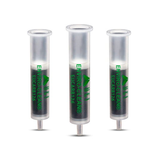 Enviro-Clean® SPE Column, Carbon Graph Non-Porous PTFE Frits 200 mg / 6 mL, 50/pk