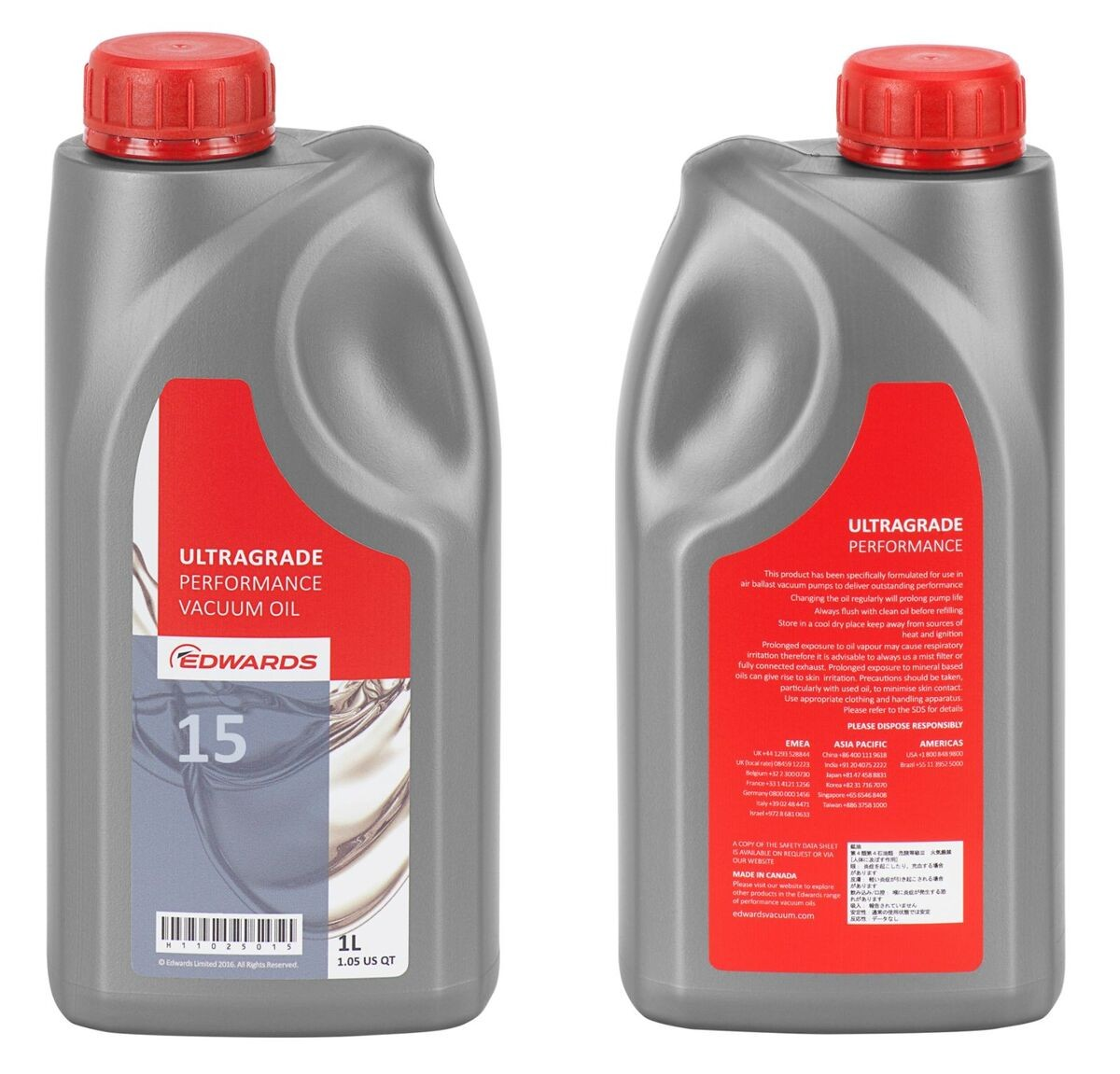 Ultragrade Performance 15 - Vacuum Pump Oil, 1 L