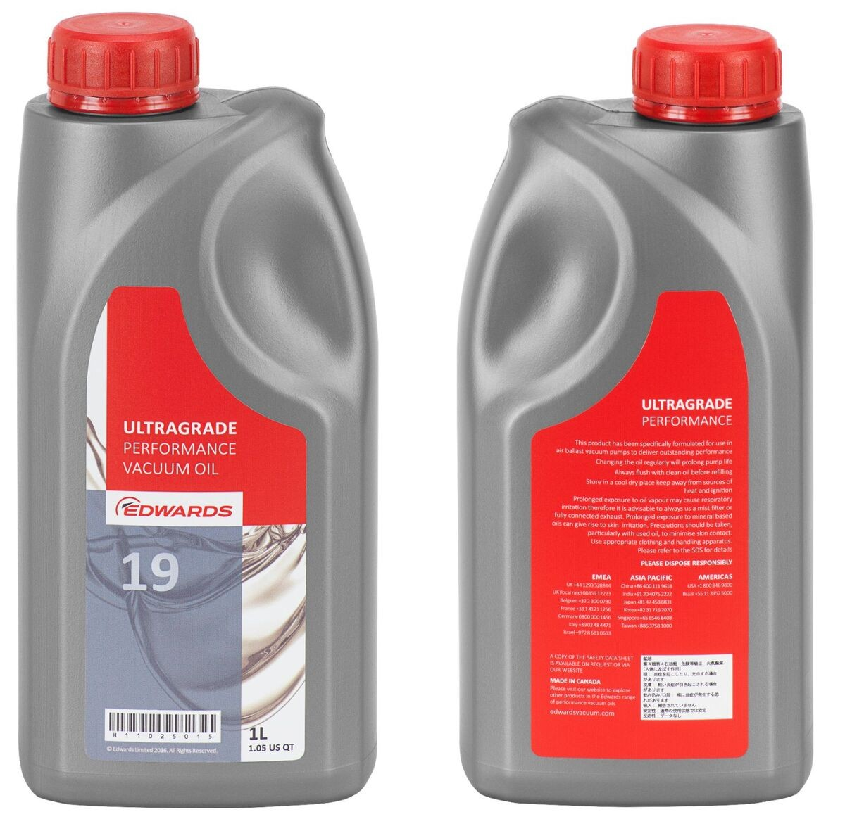 Ultragrade Performance 19 - Vacuum Pump Oil, 1L