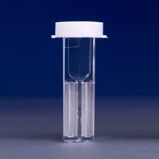 Electroporation Cuvette, 0.1 cm Gap Width, White Cap, Individually Wrapped, Sterile, 50/Bag