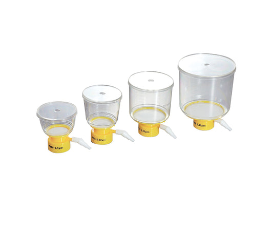 Extracto Bottle Top Filter, 500 mL, PES, 0.22 µm, Yellow Cap, Sterile, 24/pk