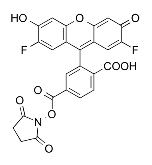 Difluorocarboxyfluorescein NHS Ester, 6-isomer - 5 mg