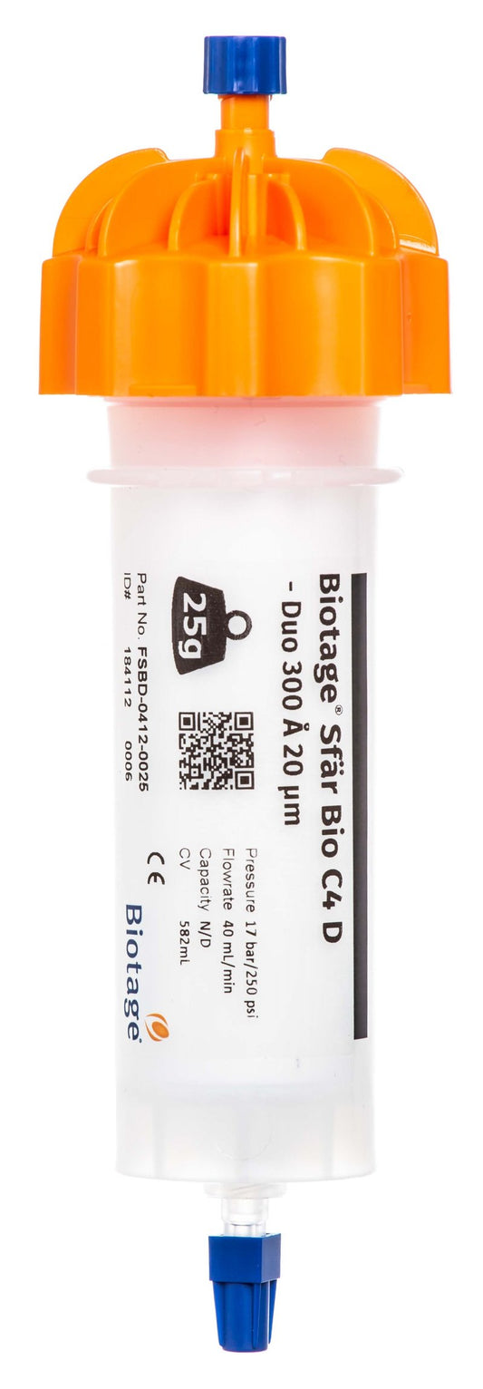 Biotage® Sfär Bio C4 D - Duo 300 Å 20 µm 10 g, 2/pk