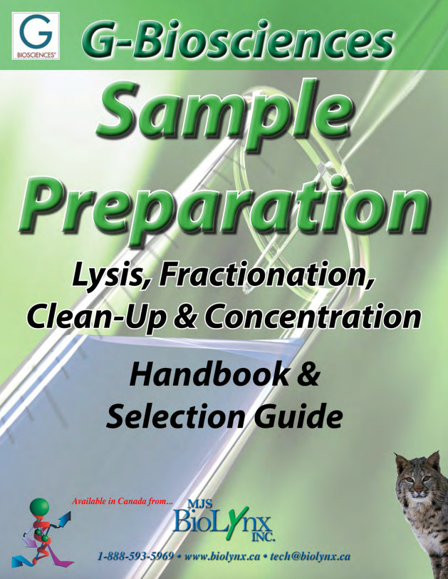 Sample Preparation - Lysis, Fractionation, Clean-Up & Concentration Handbook & Selection Guide