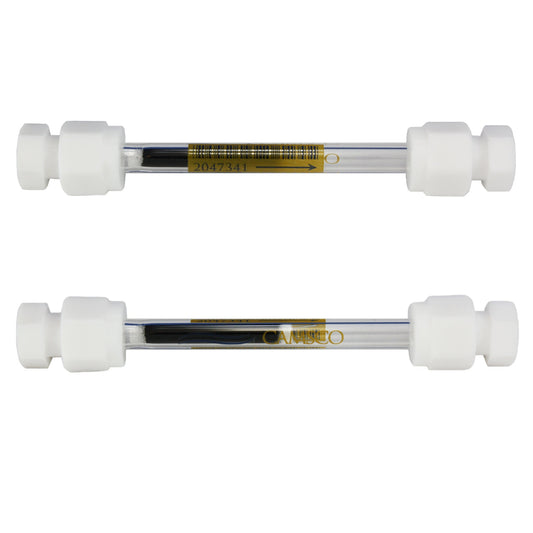 1/4" x 3.5" Glass Tube, Tenax TA 35/60 /Carbograph 5TD 40/60, Unconditioned, PTFE Compression Cap, For Perkin Elmer, Markes & Shimadzu, Minimum Order Quantity of 10