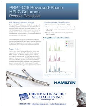 PRP™-C18 Reversed-Phase HPLC Columns Product Datasheet