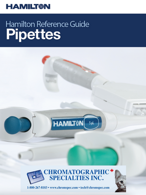 Hamilton Reference Guide Pipettes