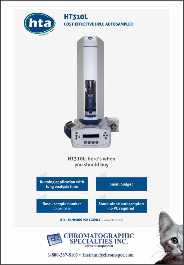 HT310L Cost Effective HPLC Autosampler