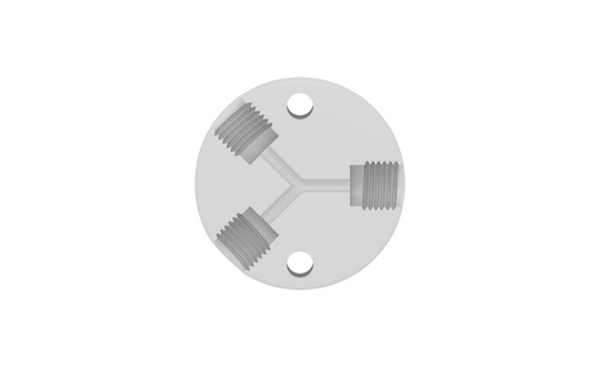 M6 Threaded Junctions 3 Way "Y", CTFE