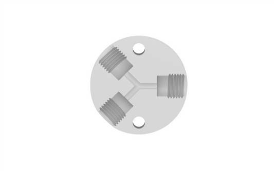 1/4-28 Threaded Junctions 3 Way "Y", PCTFE