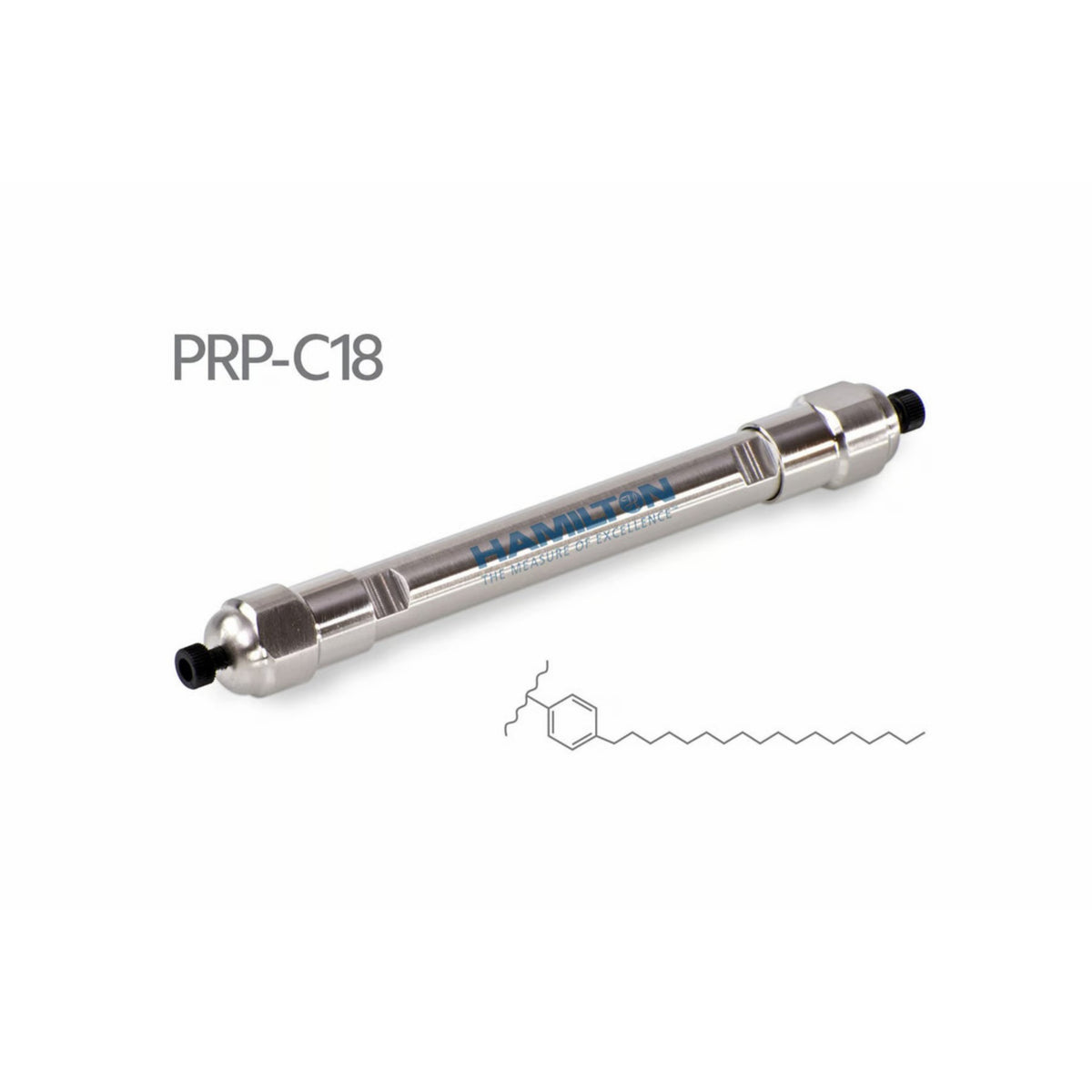 Column, PRP-C18, 250 x 21.2 mm, 12-20 µm, SS Hardware