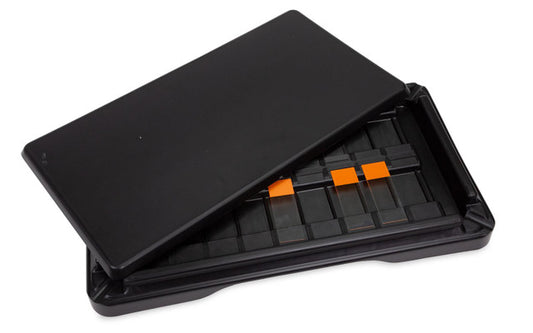 18-Place Slide Staining Tray, Black, 1/pk