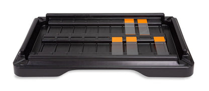 18-Place Slide Staining Tray, Black, 1/pk