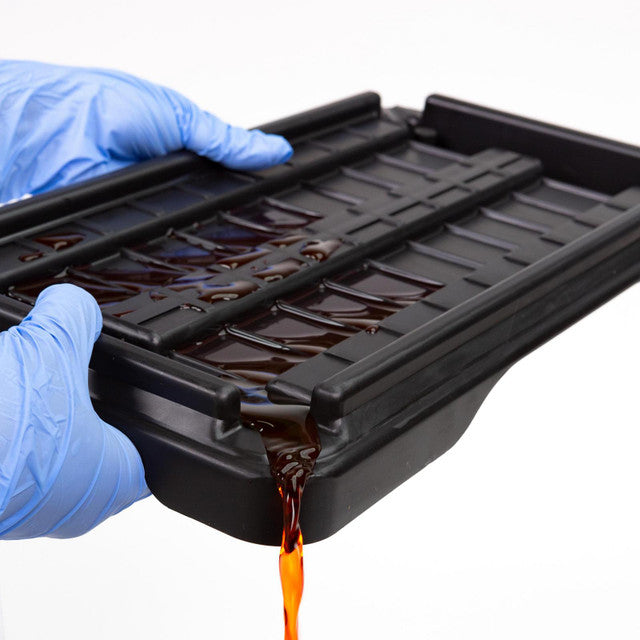 18-Place Slide Staining Tray, Black, 1/pk