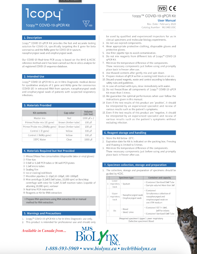 1Copy qPCR Kit