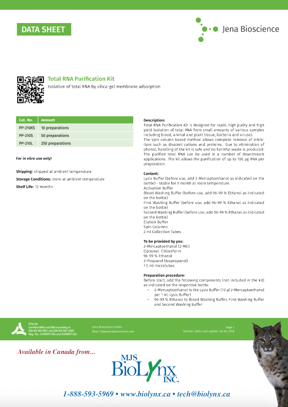Total RNA Purification Kit