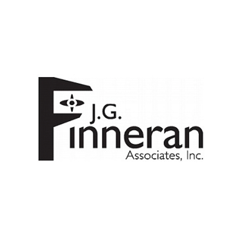 Logo of JG Finneran for C73D01498 - Boston Round, 250 mL, 60x136 mm, Clear Glass, with 24-400 Black Phenolic Cap & PE Cone Liner